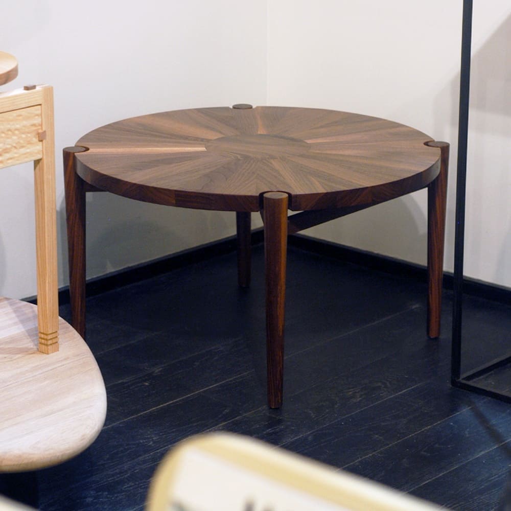 December 7th, 2021: Our circular walnut coffee table!